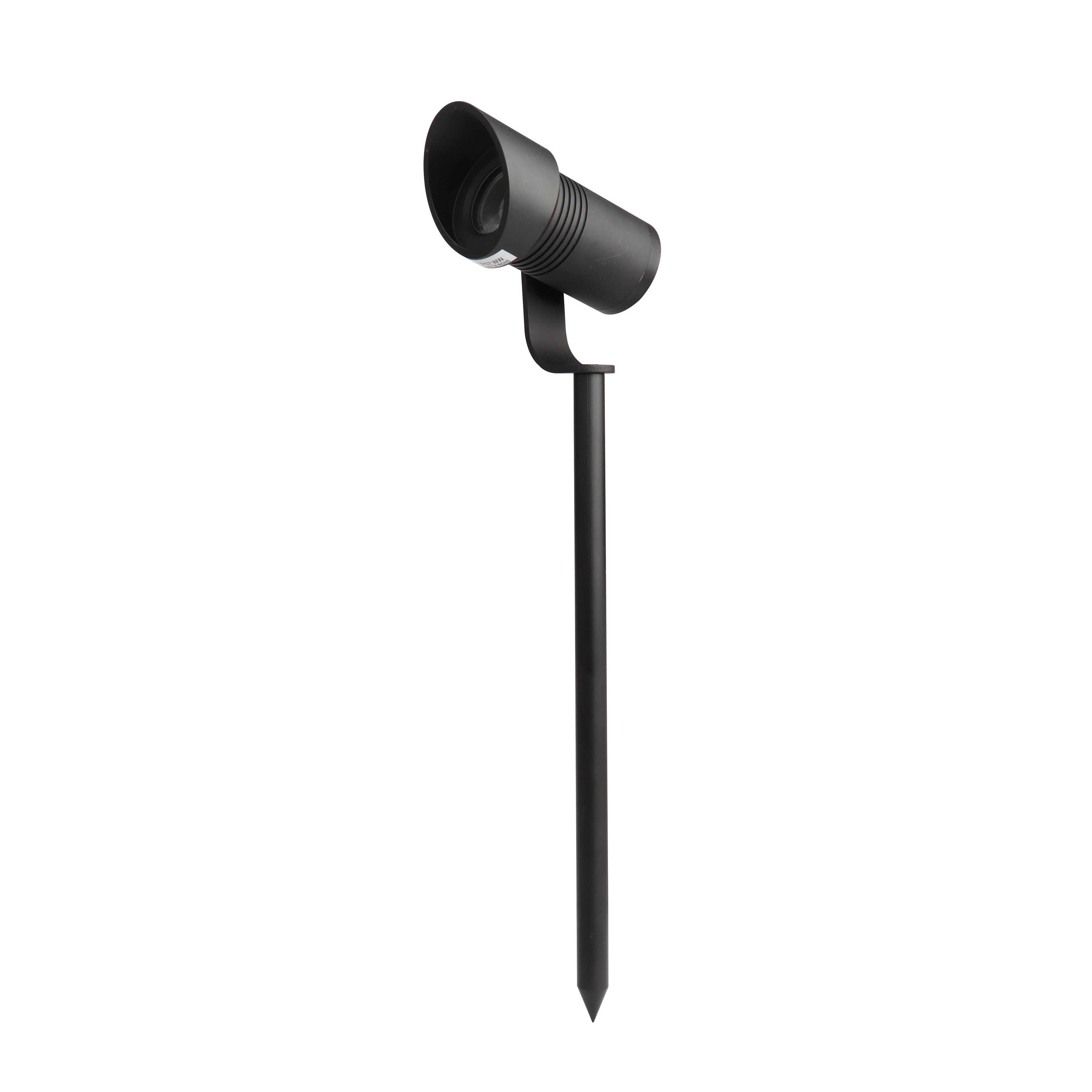 5W IP67 Low Voltage 12V-24V Die-Cast Aluminum Ground Stake Spotlight For Hotel Garden Tree Lighting
