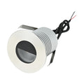 5W Φ65mm Low Voltage Die-Cast Aluminum Half Shutter Anti-Glare Recessed Inground Light DC12-24V IP67 Outdoor Embedded Underground Landscape Lamp