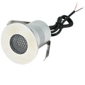 3W Φ55mm Low Voltage Die-Cast Aluminum Honeycomb Anti-Glare Recessed Inground Light DC12-24V IP67 Outdoor Embedded Underground Landscape Lamp