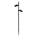 2*5W Dual Head Low Voltage 12V-24V Ground Stake Spotlight 5W IP67 Die-Cast Aluminum Outdoor Landscape Tree Light