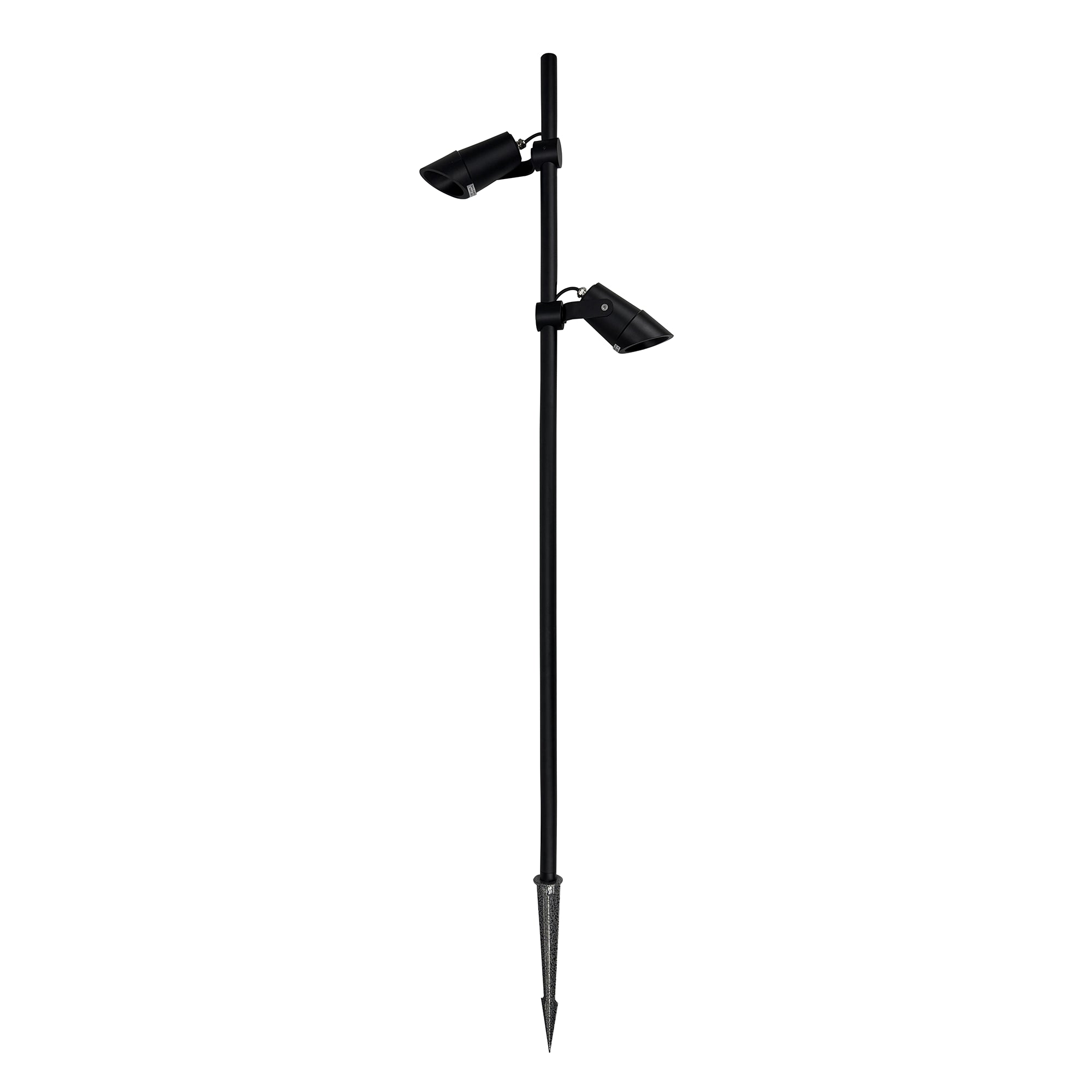 2*5W Dual Head Low Voltage 12V-24V Ground Stake Spotlight 5W IP67 Die-Cast Aluminum Outdoor Landscape Tree Light